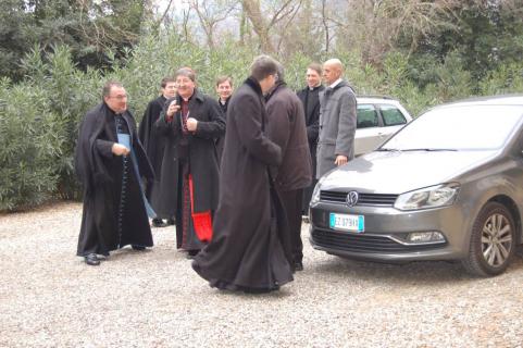 Arrivée du Cardinal